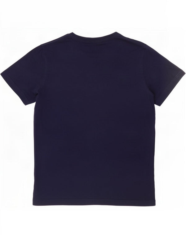 Camiseta masculina Puma Graphic Top Médio Algodão Azul Marinho