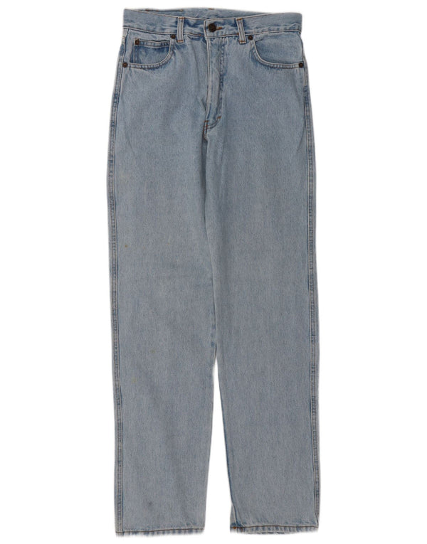 Jeans retos de cintura alta para meninas Invicta 13-14 anos W26 L31 algodão azul