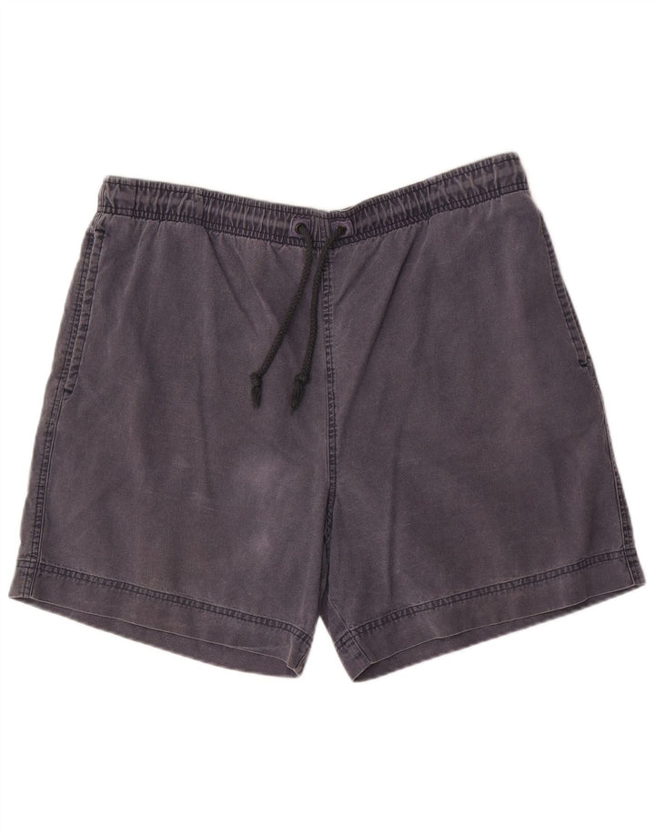 Shorts esportivos masculinos Marks & Spencer grandes de algodão azul marinho