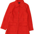 Sobretudo feminino Marks & Spencer UK 12 acrílico vermelho médio