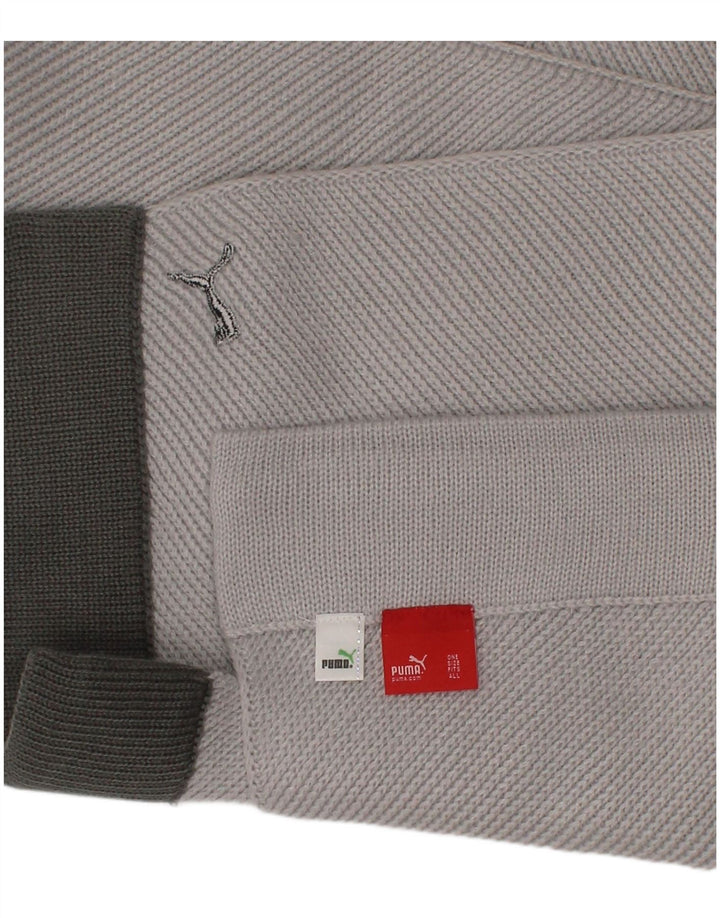 Cachecol retangular masculino Puma tamanho único cinza