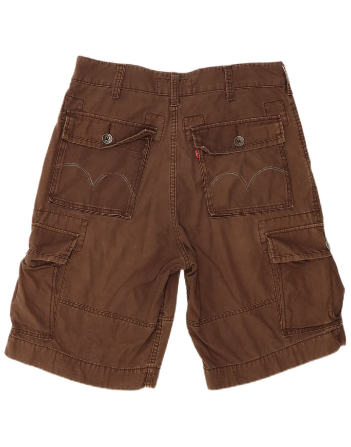 Shorts cargo masculino Levi's W32 algodão marrom médio