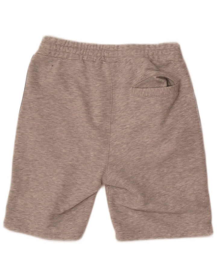 Fila Mens Graphic Sport Shorts Pequeno Cinza Colourblock Poliéster