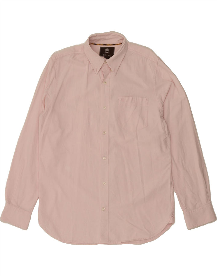 TIMBERLAND Mens Earthkeepers Regular Fit Shirt Medium Pink Vintage Timberland and Second-Hand Timberland from Messina Hembry 