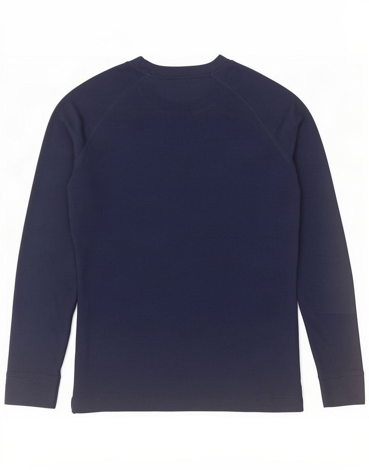 Mountain Warehouse Womens Top Manga Longa UK 12 Poliéster Azul Marinho Médio