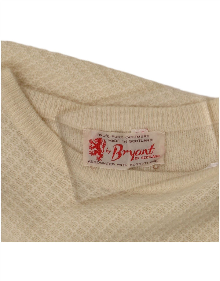 Bryant feminino Cerruti 1881 EU 40 caxemira médio esbranquiçado