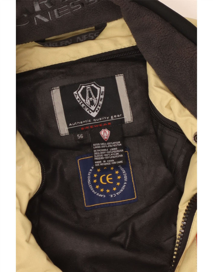 Jaqueta masculina Arlen Ness Racer IT 56 3XL bege Colourblock Nylon