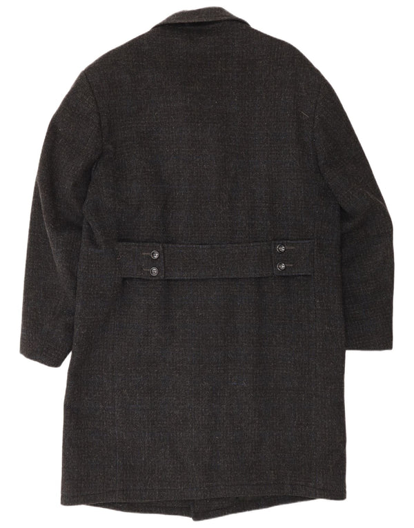 Sobretudo masculino vintage UK 38 cinza médio