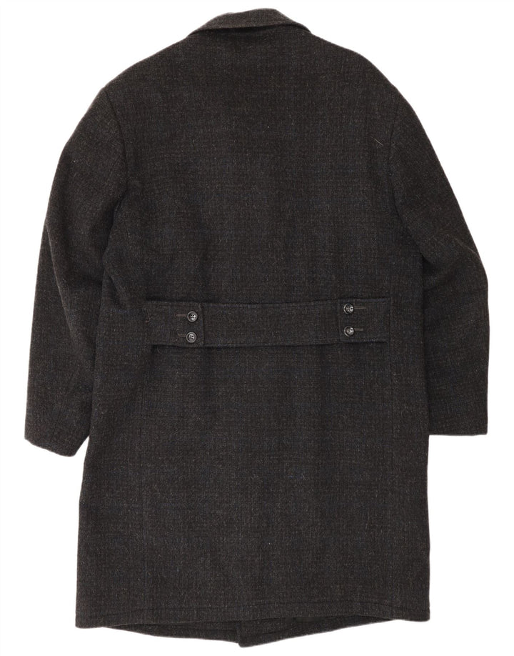 Sobretudo masculino vintage UK 38 cinza médio