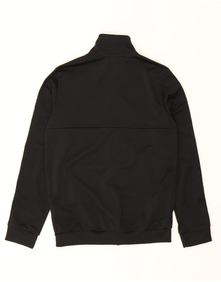 Casaco de treino Adidas Boys 11-12 anos preto poliéster