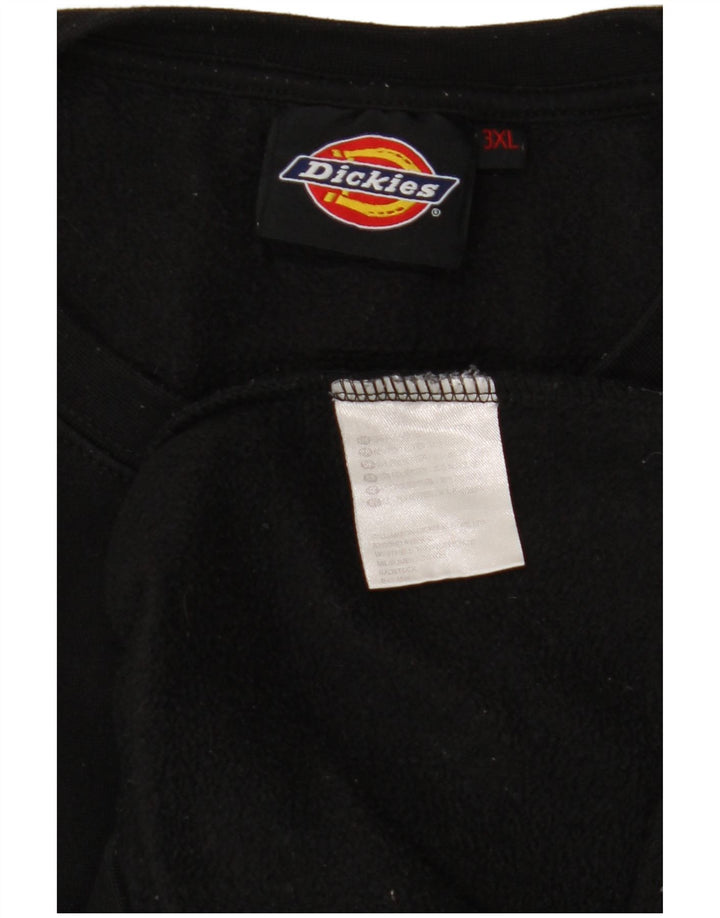 DICKIES Mens Sweatshirt Jumper 3XL Black Cotton