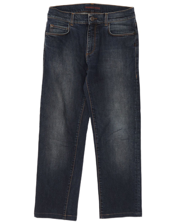 Trussardi Mens Jeans Slim W30 L25 Azul Marinho