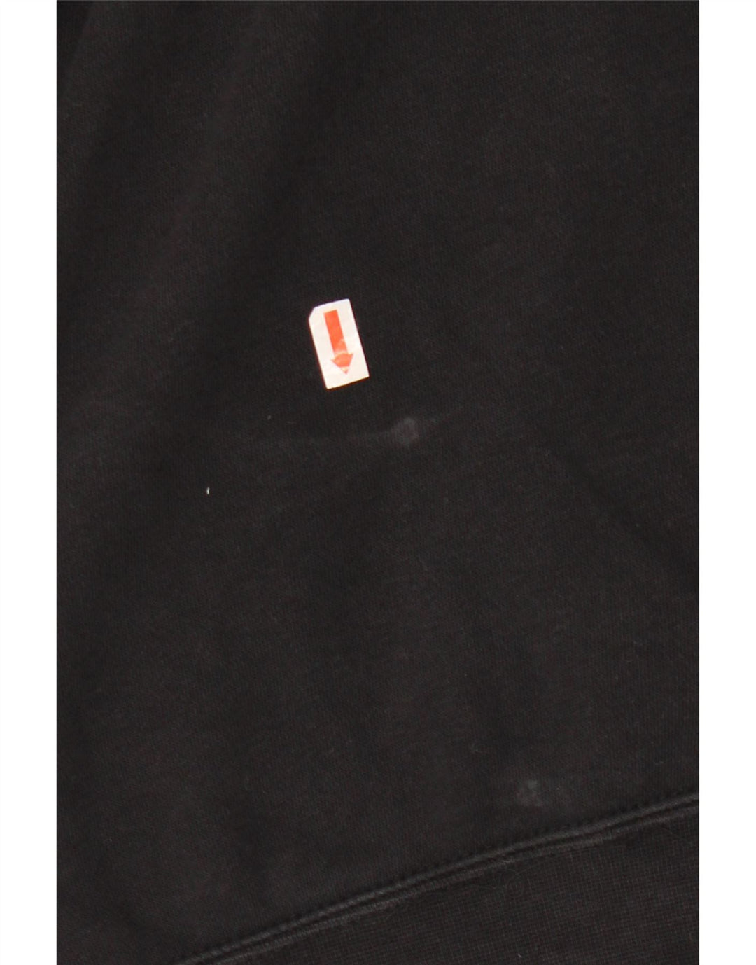 NIKE Womens Oversized Hoodie Jumper UK 16 Grande Algodão Preto