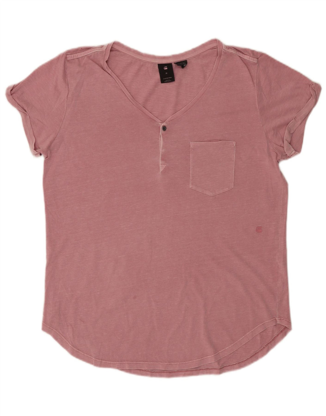 Camiseta feminina G-STAR UK 14 rosa médio