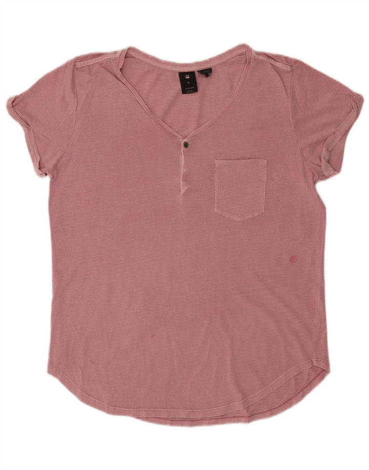Camiseta feminina G-STAR UK 14 rosa médio
