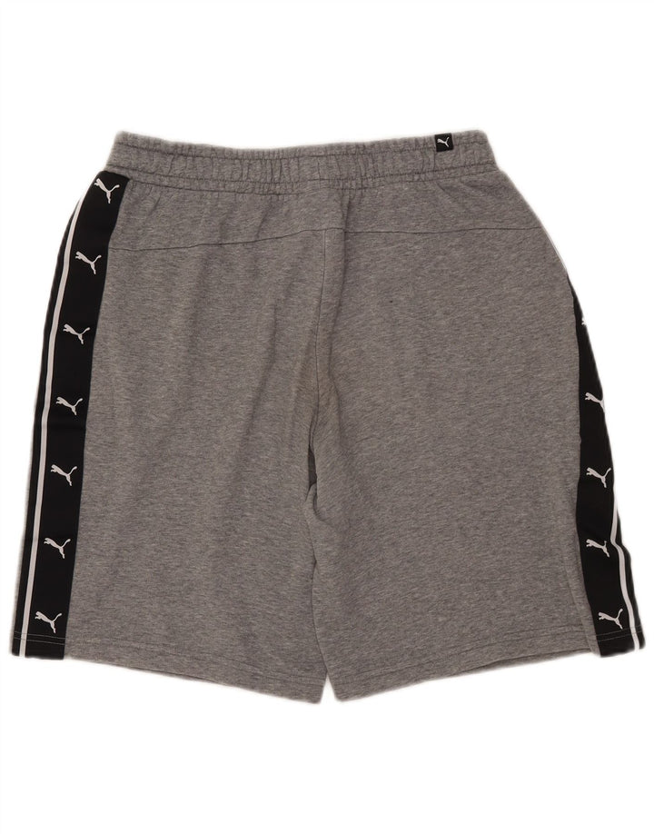 Shorts esportivos gráficos masculinos PUMA médio cinza colorblock