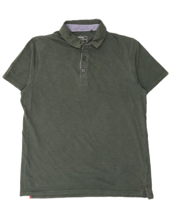 Camisa polo masculina Mountain Warehouse de algodão cáqui médio