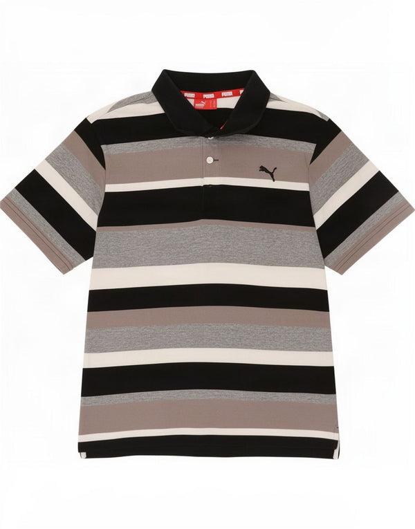 Pólo Puma Menino 13-14 Anos Listrado Multicolorido