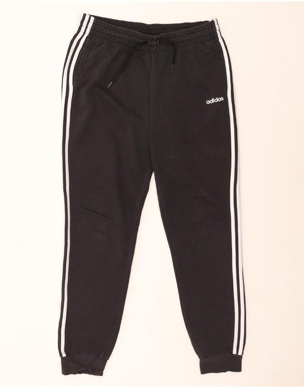 ADIDAS Calças de treino femininas Joggers UK 16/18 Grande Preto