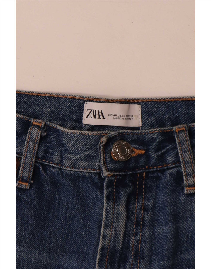 Shorts jeans feminino Zara EU 40 médio W30 azul