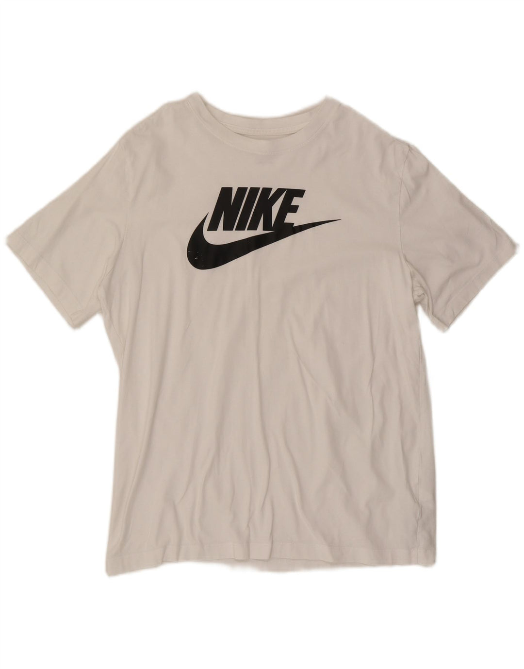 Camiseta gráfica masculina Nike grande algodão branco