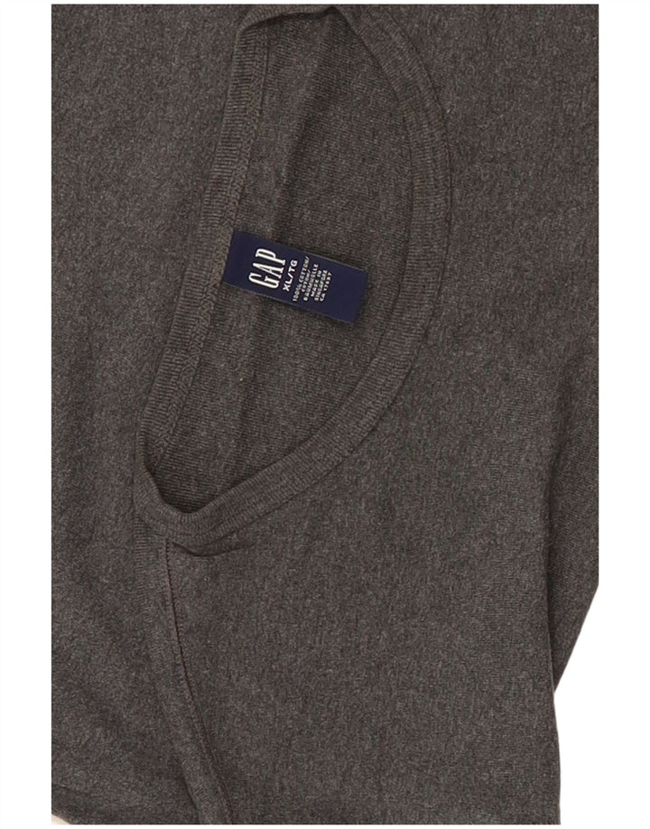 Camiseta masculina Gap Top XL algodão cinza