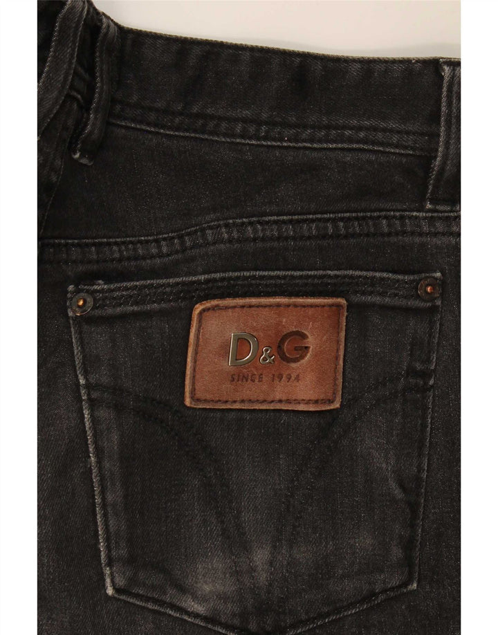 Dolce & Gabbana Jeans Slim Feminino W31 L31 Algodão Preto