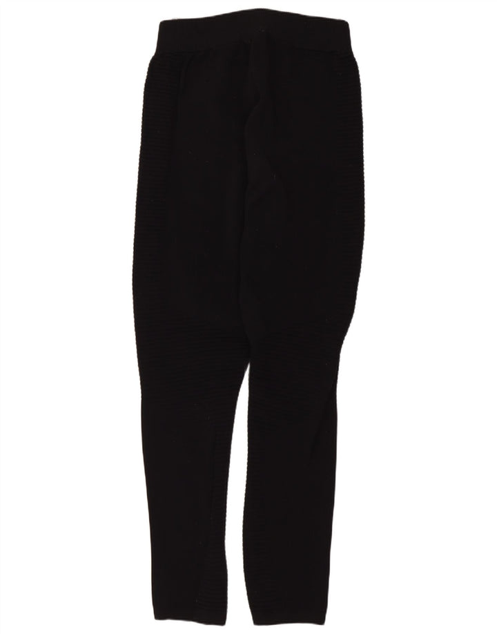 Calça de treino masculina Puma pequena preta de nylon