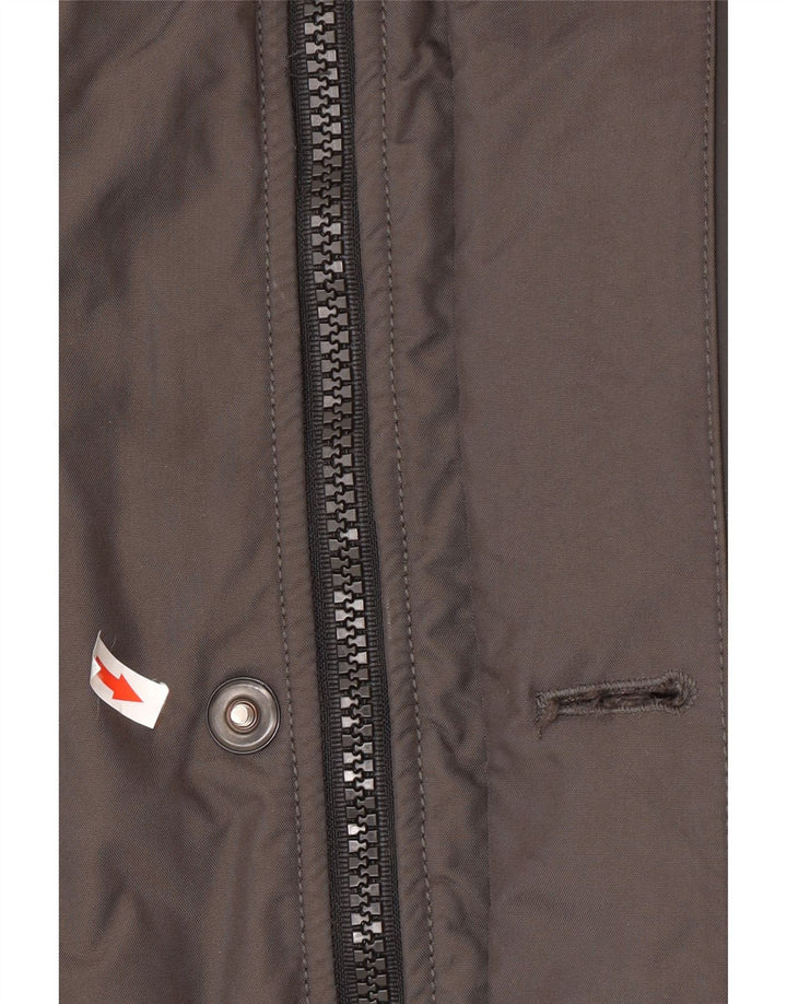 Jaqueta bomber masculina Refrigiwear UK 44 2XL cinza Colourblock Nylon