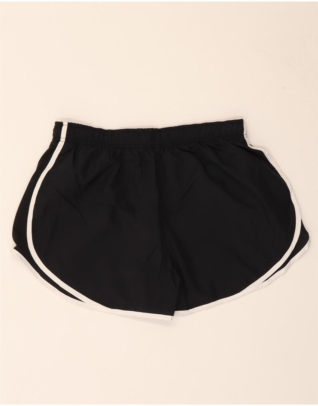 Shorts esportivos femininos NIKE UK 14 grande poliéster preto
