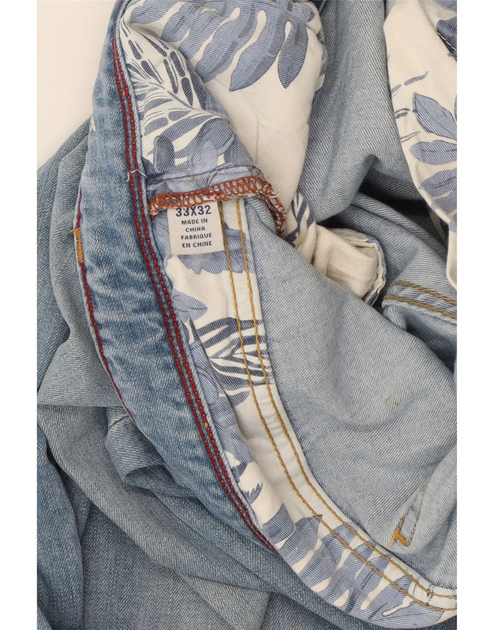 TOMMY BAHAMA Womens Denim Straight Jeans W33 L32 Blue Cotton Vintage Tommy Bahama and Second-Hand Tommy Bahama from Messina Hembry 