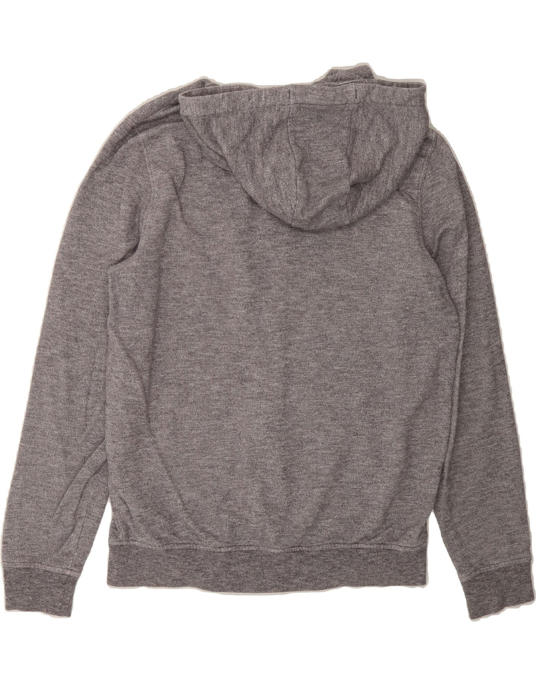 LYLE & SCOTT Womens Zip Hoodie Sweater UK 16 Large Grey Cotton Vintage Lyle & Scott and Second-Hand Lyle & Scott from Messina Hembry 