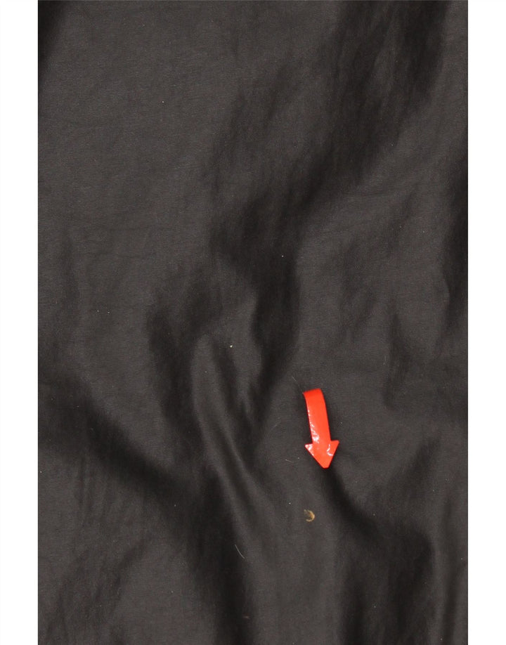 Jaqueta utilitária masculina vintage UK 40 grande algodão preto