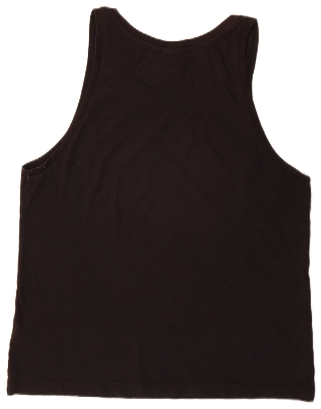 Adidas Mens Graphic Vest Top Médio Algodão Preto