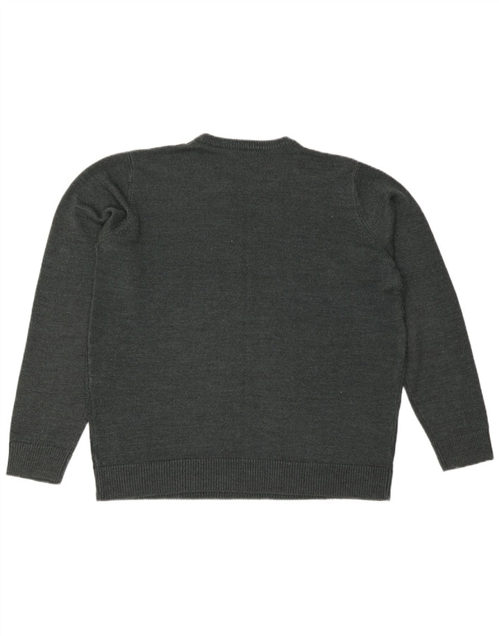 Suéter masculino JAMES PRINGLE com gola redonda, acrílico verde grande