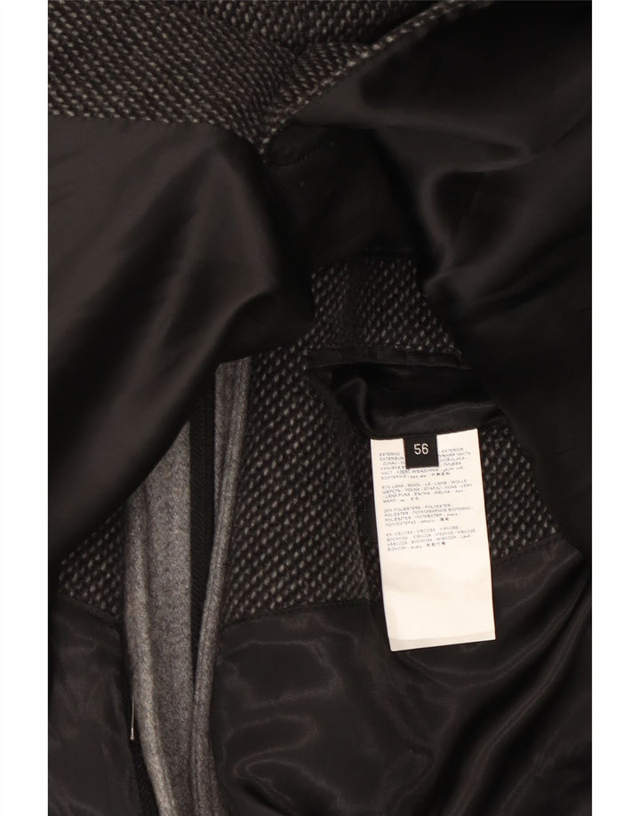 Jaqueta Blazer Masculina OVS com 3 Botões IT 56 3XL Lã Cinza