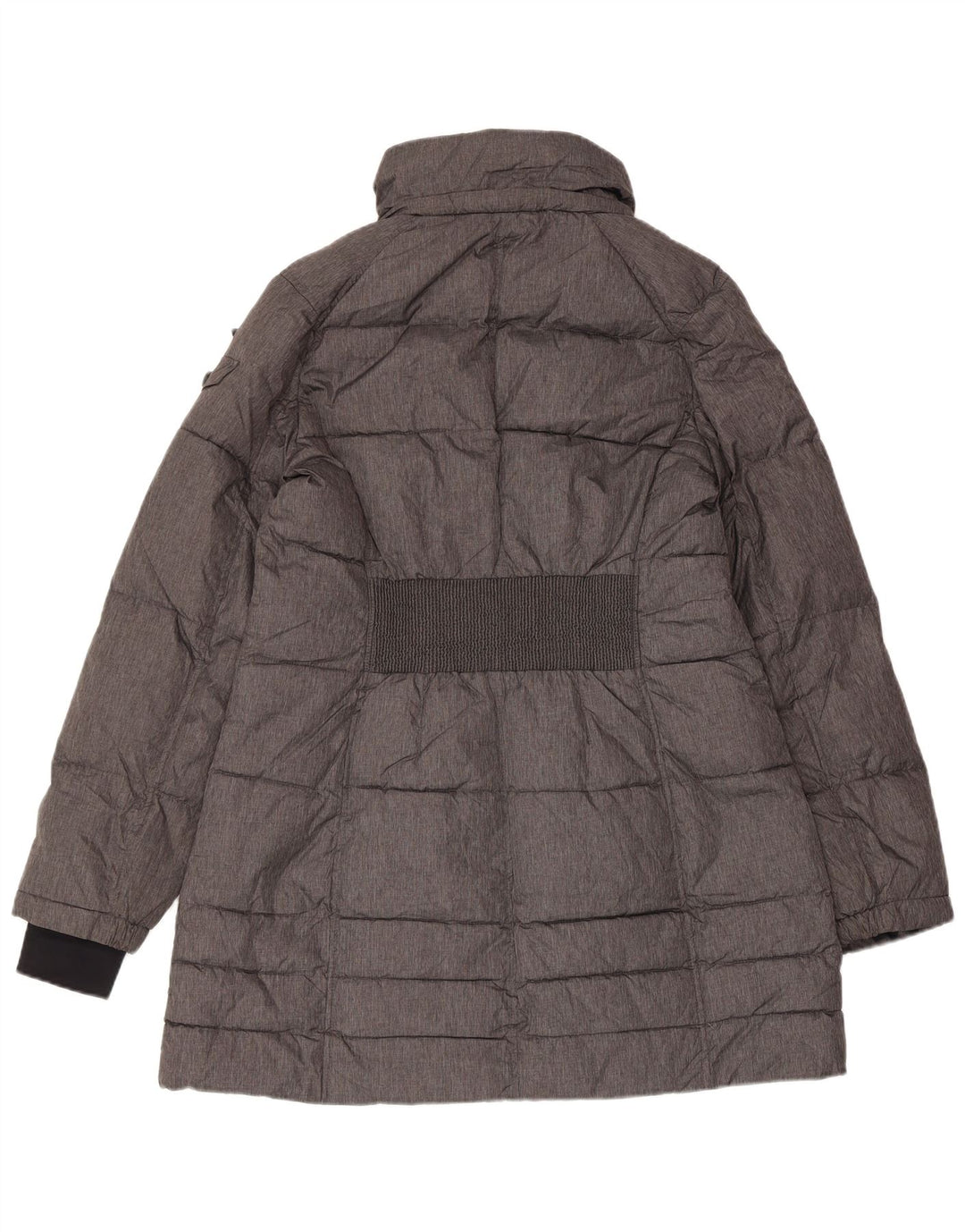 Casaco acolchoado feminino Nautica UK 16 grande cinza nylon