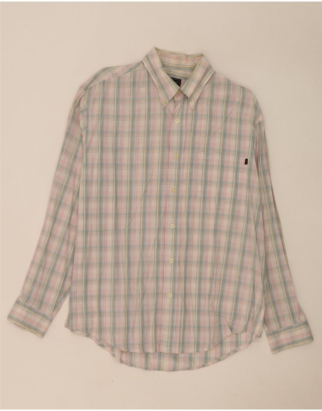 Camisa masculina Marlboro Classics grande algodão xadrez multicolorido