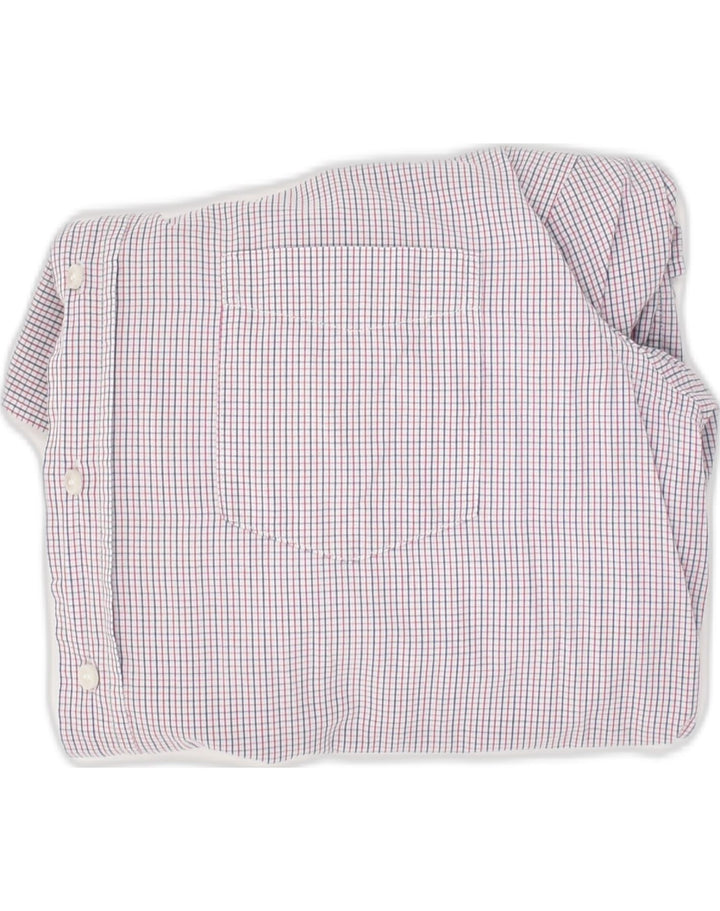 DACK'S Mens Regular Fit Shirt Large Pink Check Cotton Vintage Dack's and Second-Hand Dack's from Messina Hembry 