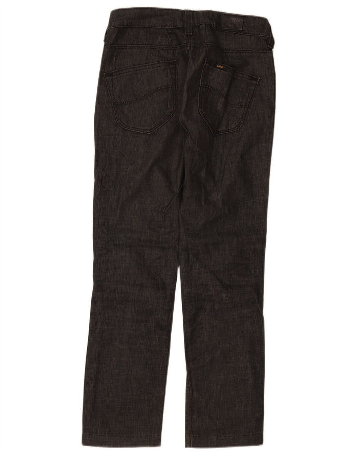 Lee Womens Norma Slim Jeans W26 L27 Algodão Preto