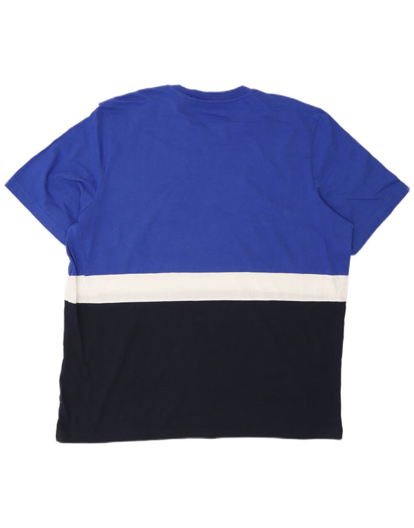 Camiseta Adidas Masculina Graphic Top XL Azul Colorblock