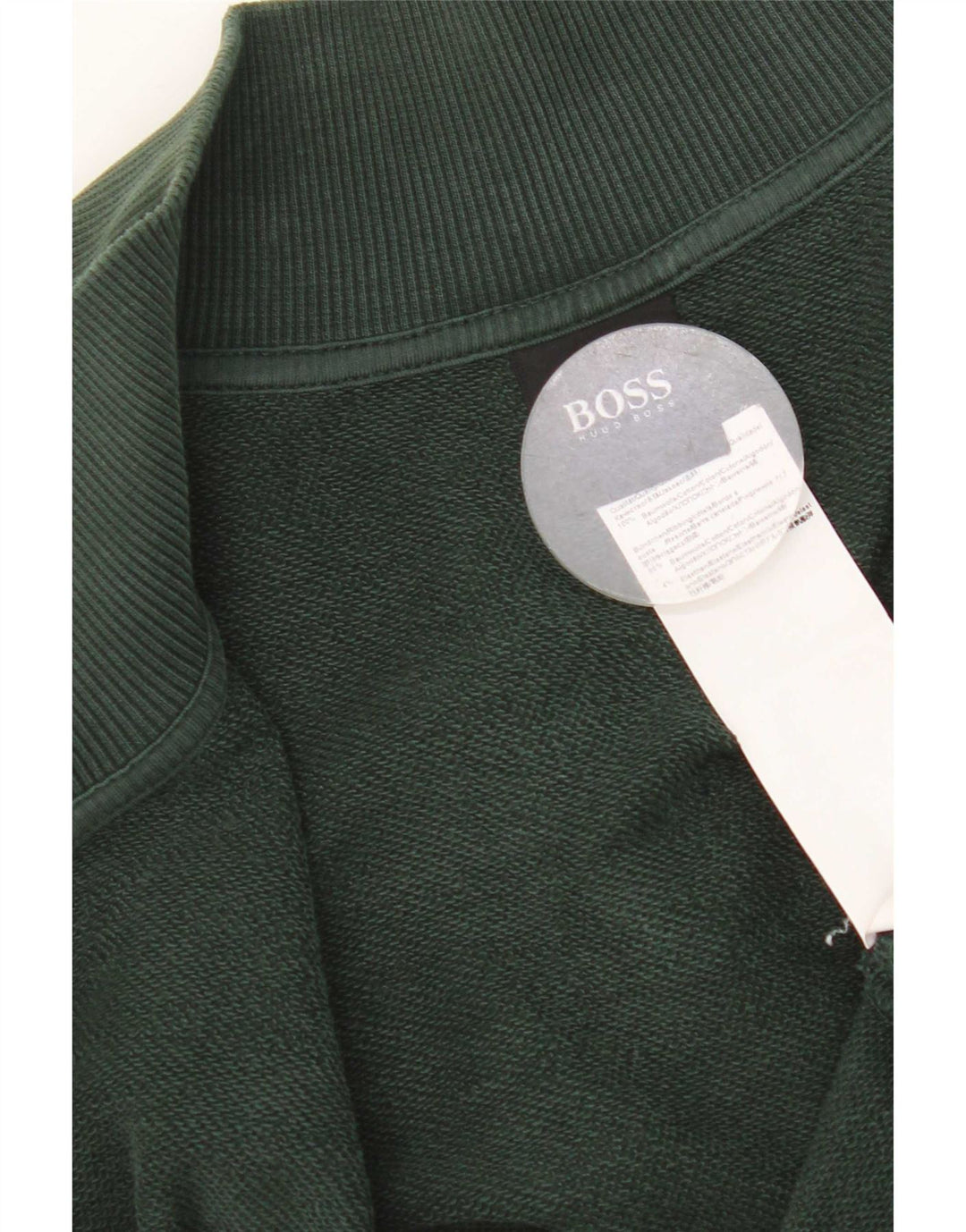 Hugo Boss Mens Treino Top Jaqueta XL Algodão Verde