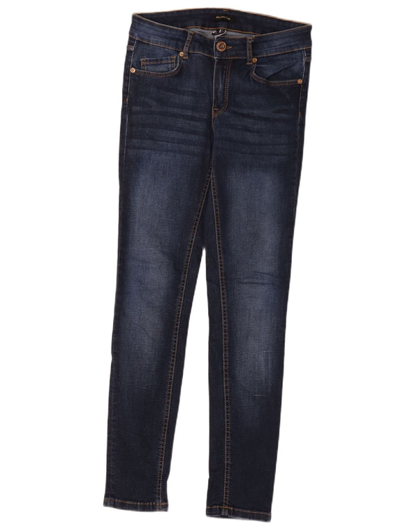 Jeans skinny feminino Massimo Dutti EU 36 XS W26 L28 azul marinho