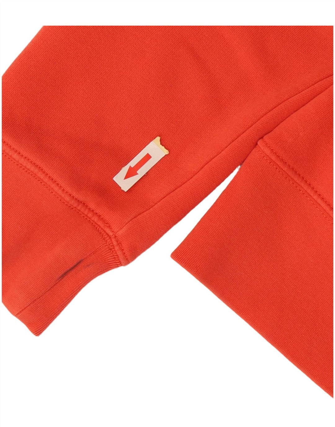 Suéter com capuz gráfico masculino Gant grande algodão laranja