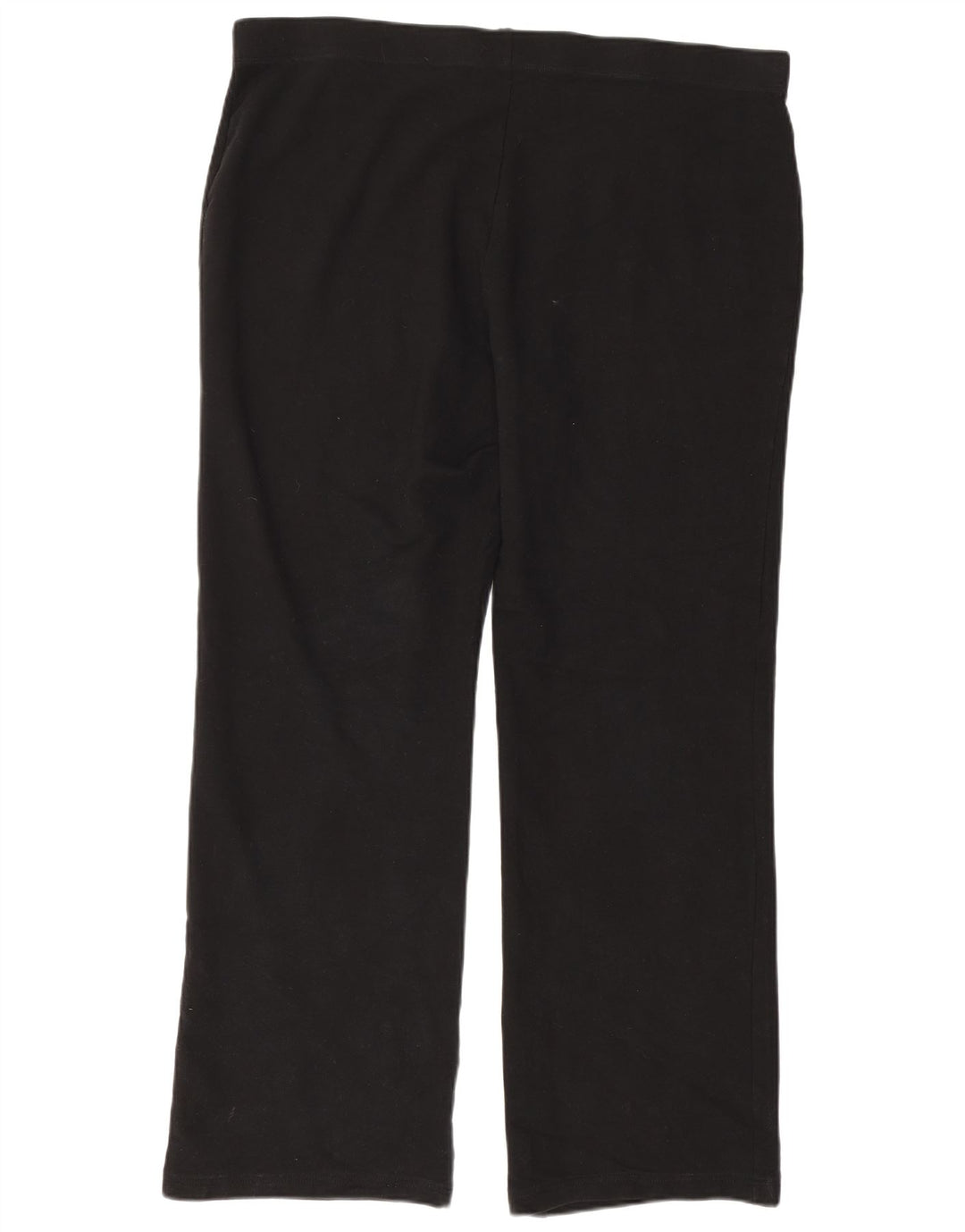 Calça de treino feminina MARKS & SPENCER UK 22 3XL algodão preto