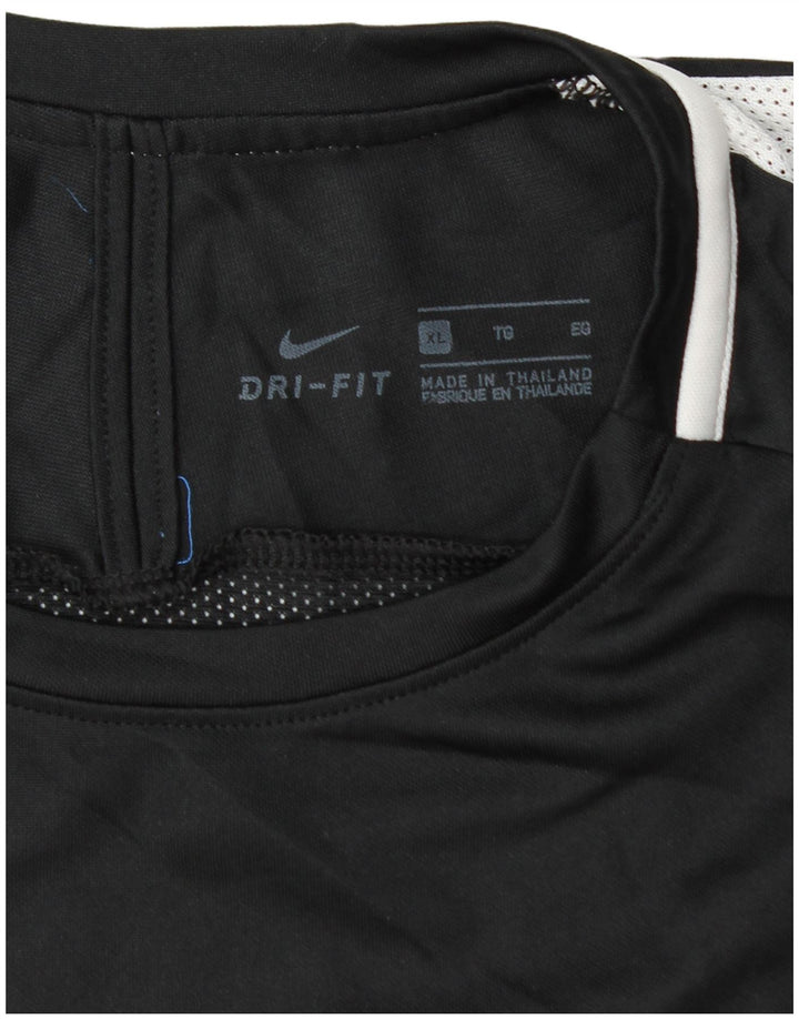 Camiseta Nike Masculina Dri Fit Top XL Preto Colorblock