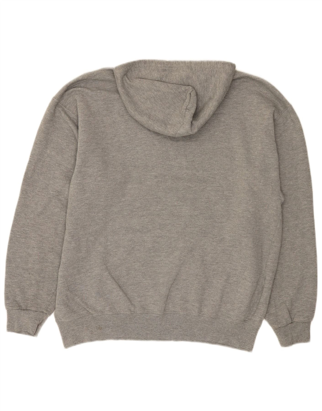 Russell Athletic Mens moletom com capuz grande algodão cinza