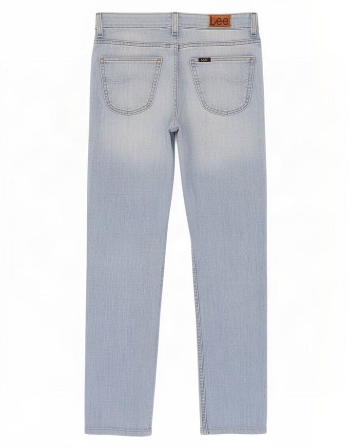 Lee Womens Slim Jeans W29 L30 Azul Algodão