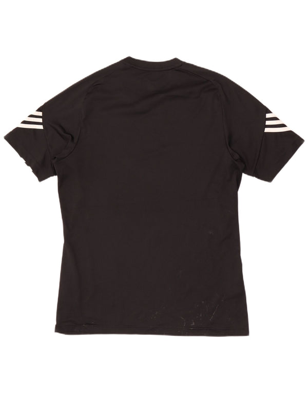 Camiseta Adidas Masculina Climalite Graphic Top Médio Preto
