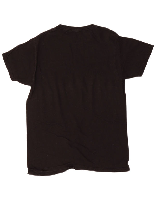 Camiseta gráfica masculina Billabong top pequeno algodão preto